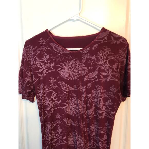 Graphic bird v-neck t-shirt - Picture 3 of 8